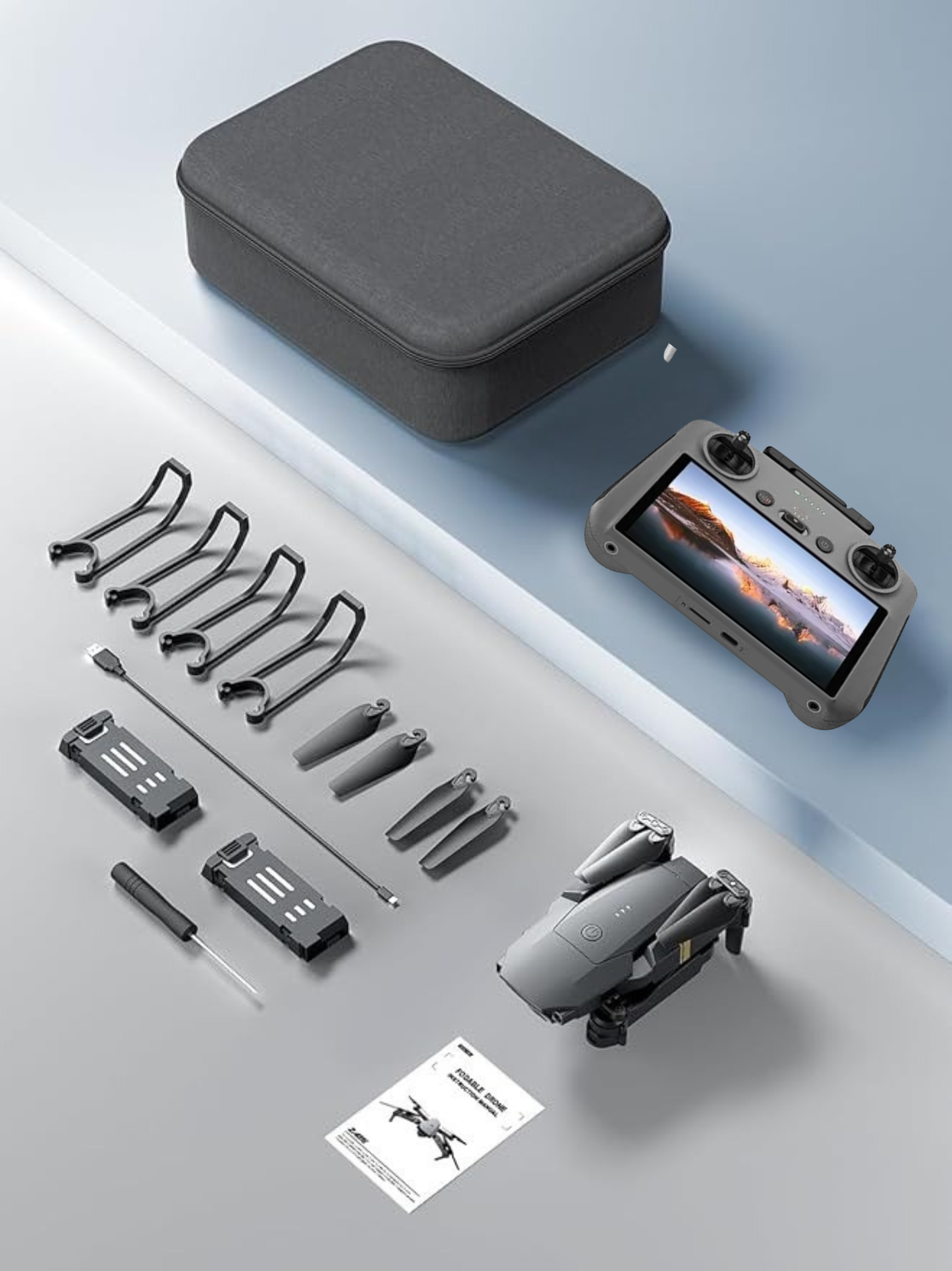 DRON D3 PROFESIONAL 8K VIDEOCAMARA CON MALETIN